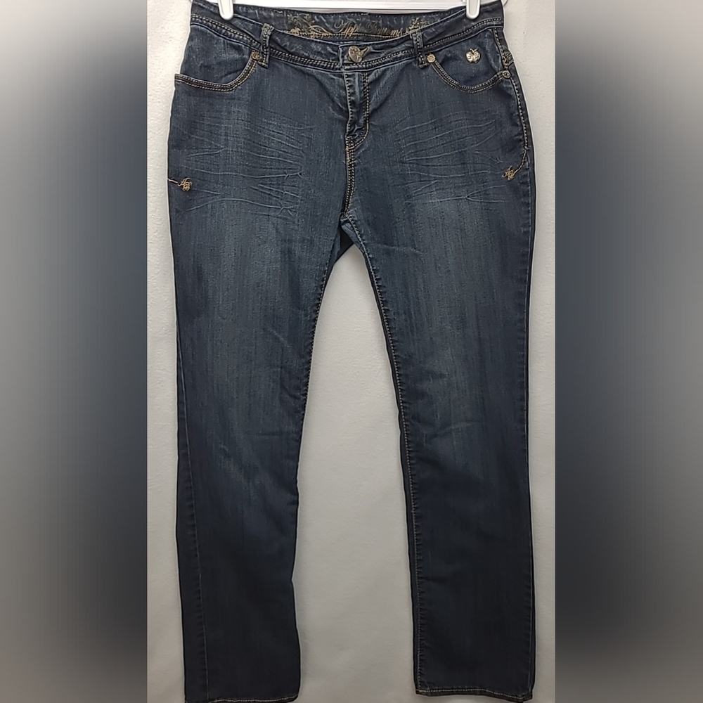 Vintage‎ Apple Bottoms Women's Blue Jeans 11/12